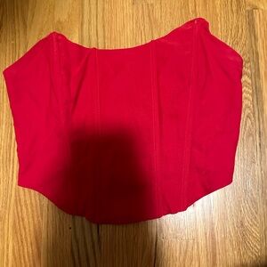 red corset